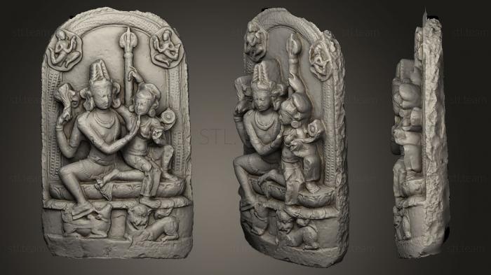 Скульптуры индийские Uma Mahesvara